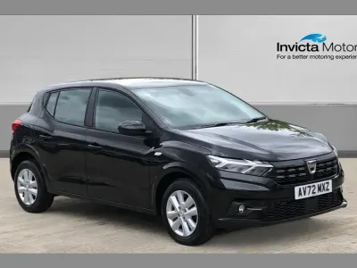 Begagnad Dacia Sandero Comfort 91 HK (66 kW) 2022 Svart Halvkombi