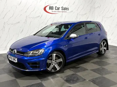 Used VW Golf VII R 310 HP (228 kW) 2016 Blue Hatchback