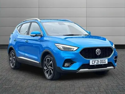 Used MG ZS Exclusive 106 HP (77 kW) 2021 Blue SUV