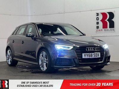 Grey Used 2018 Audi A3 Sportback S-Line Hatchback | £12,995 (Fair price)