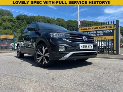 Used VW T-Cross SE 95 HP (69 kW) 2020 Black SUV