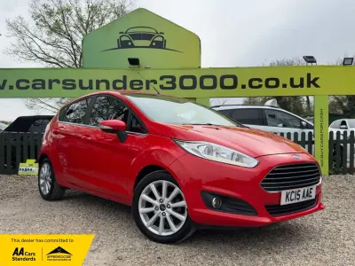 Used Ford Fiesta Titanium 2015 Red Hatchback