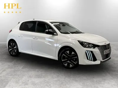 Begagnad Peugeot 208 Allure 100 HK (73 kW) 2025 Vit Halvkombi