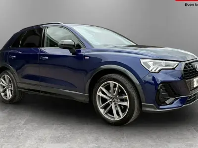 Used Audi Q3 Black Edition 150 HP (110 kW) 2022 Blue SUV
