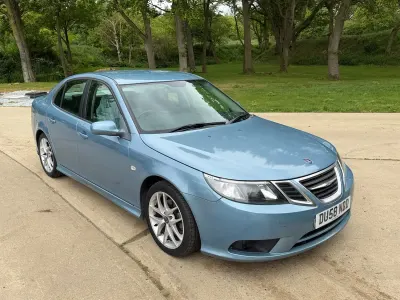 Used Saab 9-3 Anniversary 150 HP (110 kW) 2008 Blue Sedan