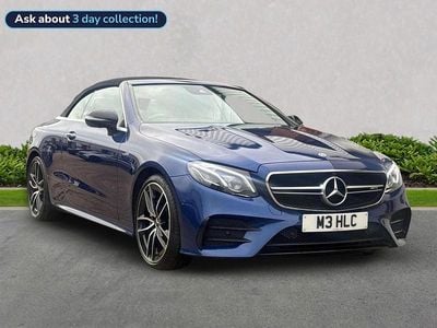 Blue Used 2019 Mercedes E53 AMG AMG Cabriolet | £35,549 (Fair price)