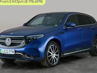 Used Mercedes EQC400 AMG line 300 kW (408 HP) 2022 Blue SUV