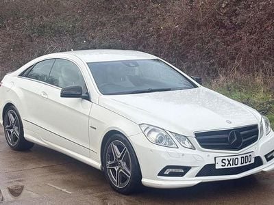 Used Mercedes E350 2010 White Coupe
