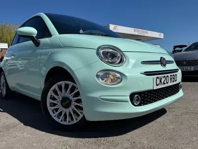 Używany Fiat 500 Lounge 70 KM (51 kW) 2020 Zielony Hatchback