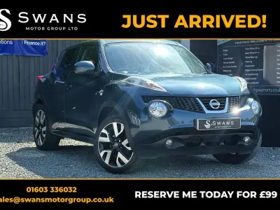 Used Nissan Juke N-TEC 2014 Blue SUV
