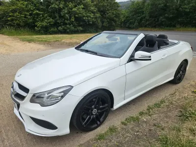 Used Mercedes E200 AMG 2014 White Cabriolet
