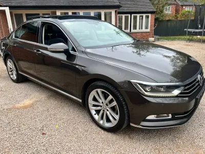 Used VW Passat R-line 2016 Brown Sedan