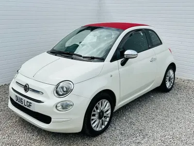Used Fiat 500C 2026 White Cabriolet