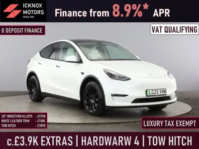 Used Tesla Model Y Long Range AWD 286 kW (389 HP) 2025 White SUV