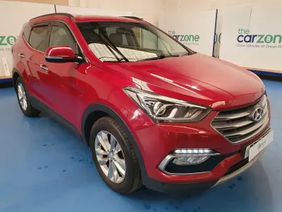 Usado Hyundai Santa Fe Premium 197 CV (144 kW) 2018 Rojo SUV