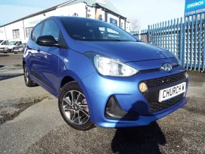 Usado Hyundai i10 GO! 66 HP (48 kW) 2018 Azul Citadino