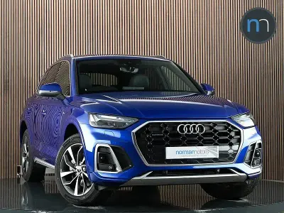 Used Audi Q5 S-Line 265 HP (194 kW) 2022 Blue SUV