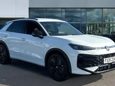 Used VW T-Roc R-line 150 HP (110 kW) 2026 Solid  pure white SUV