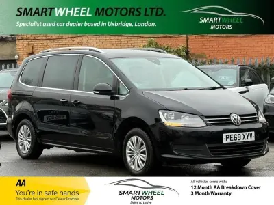 Usado VW Sharan SE 150 HP (110 kW) 2019 Preto Monovolume
