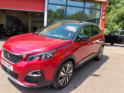 Used Peugeot 3008 GT-line 130 HP (95 kW) 2019 Red SUV