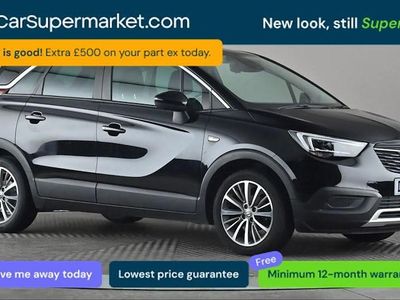 Used Vauxhall Crossland X SRi 83 HP (61 kW) 2020 Black SUV