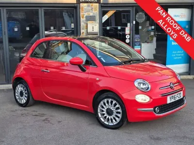 Used Fiat 500 Lounge 69 HP (50 kW) 2016 Pink Hatchback