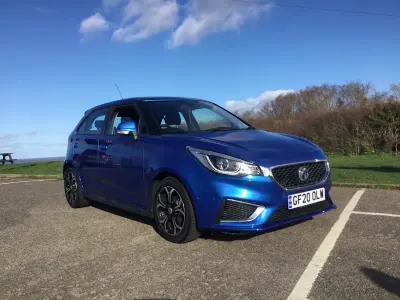 Used MG MG3 Exclusive 106 HP (77 kW) 2020 Blue Hatchback
