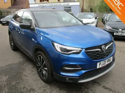 Used Vauxhall Grandland X Ultimate 180 HP (132 kW) 2021 Blue SUV