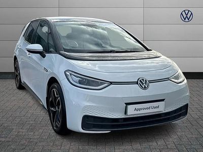 Used VW ID.3 Pro Performance 150 kW (204 HP) 2021 White Hatchback