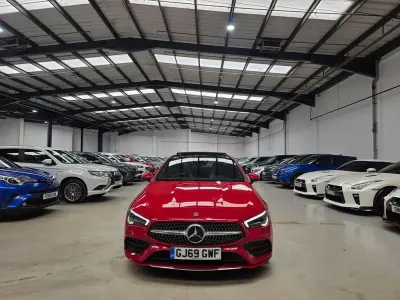 Used Mercedes CLA220 AMG line 2019 Red Sedan