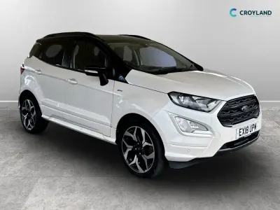 Used Ford Ecosport ST-Line 125 HP (91 kW) 2018 White SUV