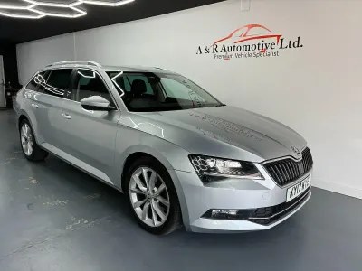 Used Skoda Superb SE L Executive 150 HP (110 kW) 2017 Silver Estate