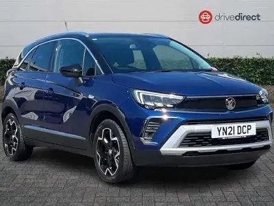 Used Vauxhall Crossland Ultimate 130 HP (95 kW) 2021 Blue SUV