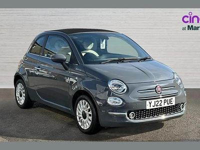 Grey Used 2022 Fiat 500C Dolcevita Cabriolet | £10,792 (Fair price)