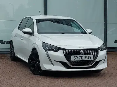 Used Peugeot 208 Allure Premium 100 HP (73 kW) 2020 White Hatchback
