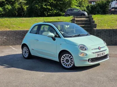 Used Fiat 500 Lounge 2016 Green Hatchback