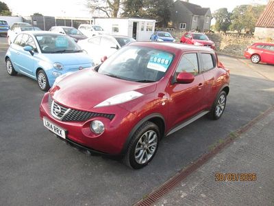 Used Nissan Juke Tekna 110 HP (80 kW) 2014 Red SUV