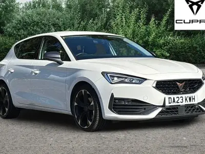 Used Cupra Leon 150 HP (110 kW) 2023 White Hatchback