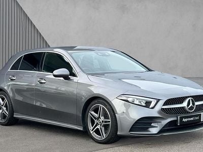 Used Mercedes A220 AMG Line Premium 190 HP (139 kW) 2021 Mountain grey metallic Hatchback