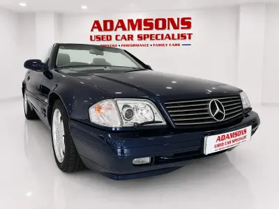 Used Mercedes SL320 221 HP (162 kW) 1999 Blue Cabriolet