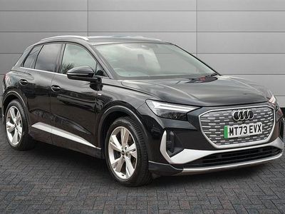 Black Used 2023 Audi Q4 e-tron S-Line SUV | £26,695 (Fair price)