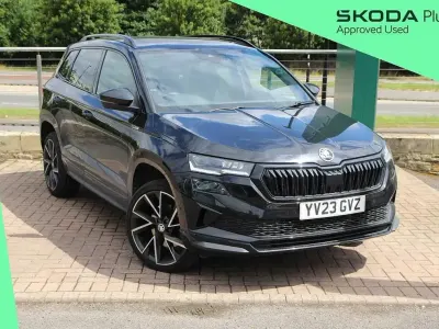 Used Skoda Karoq SportLine 150 HP (110 kW) 2023 Black magic pearl effect SUV