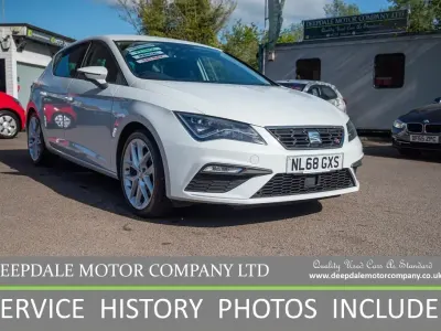 Begagnad Seat Leon FR 180 HK (132 kW) 2018 Vit Halvkombi