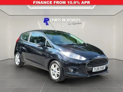 Used Ford Fiesta Zetec 82 HP (60 kW) 2015 Black Hatchback