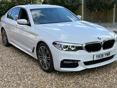 Used BMW 520 M Sport 184 HP (135 kW) 2018 White Sedan