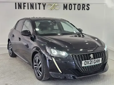 Used Peugeot 208 Allure Premium 100 HP (73 kW) 2021 Black Hatchback