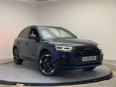 Used Audi Q5 Black Edition 187 HP (137 kW) 2020 Blue SUV
