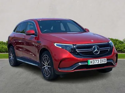 Used Mercedes EQC400 AMG line 300 kW (408 HP) 2023 Red SUV