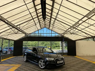 Used Audi A3 Sportback S-Line 2019 Black Hatchback