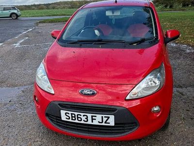 Used Ford Ka Zetec 69 HP (50 kW) 2013 Red Hatchback